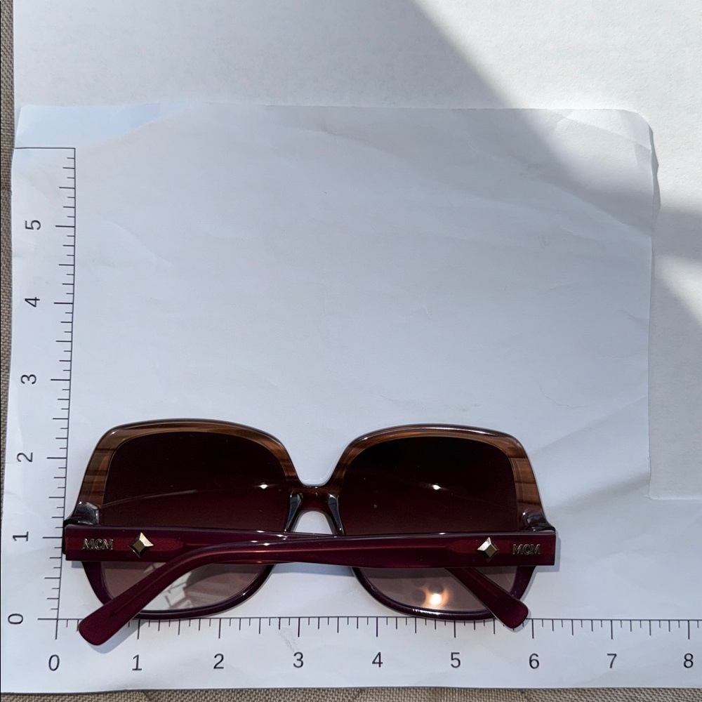 MCM NWT Authentic Women's Oversized Acetate Frame Sunglasses - Picture 7 of 13